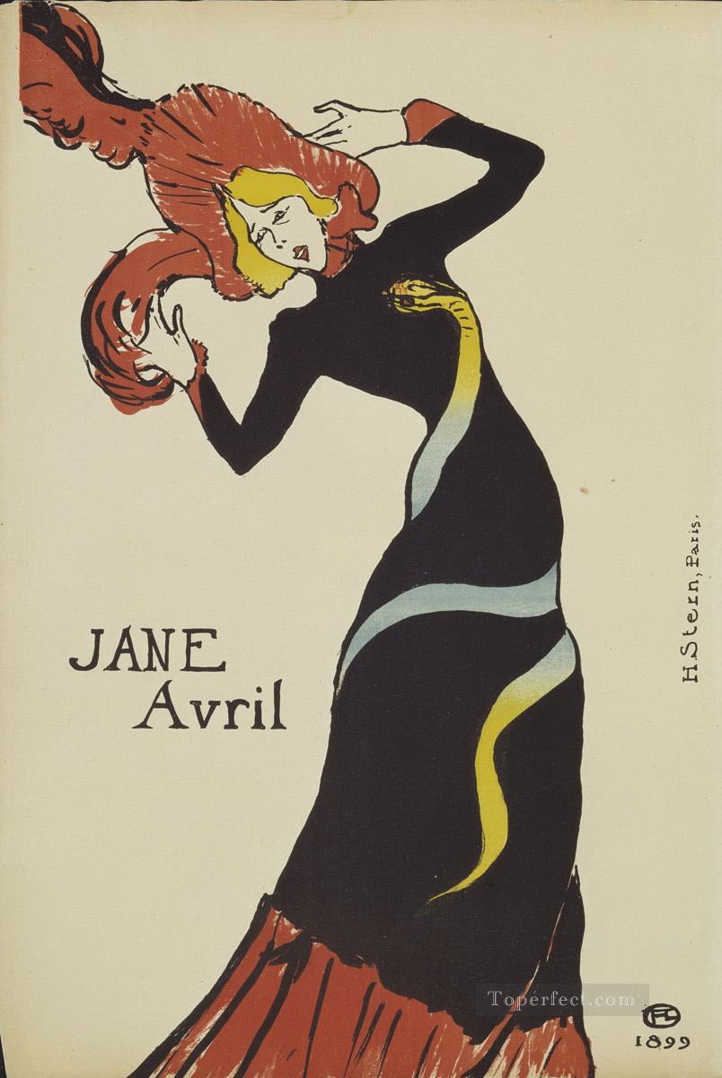 ジェーン・アヴリル 1893 1 トゥールーズ ロートレック アンリ・ド油絵